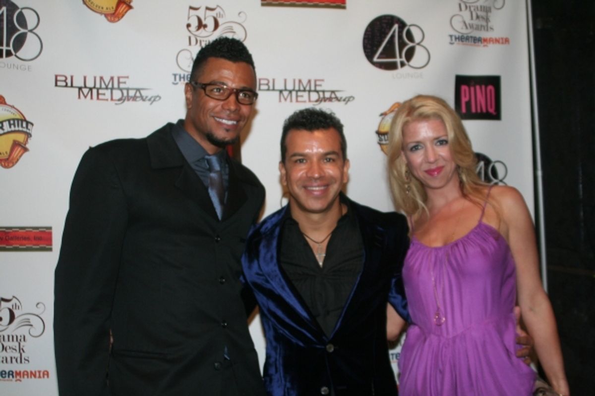 Edgar Godineaux, Sergio Trujillo and Kelly Devine at 