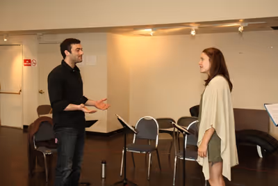 Morgan Spector and Rosie Benton Photo