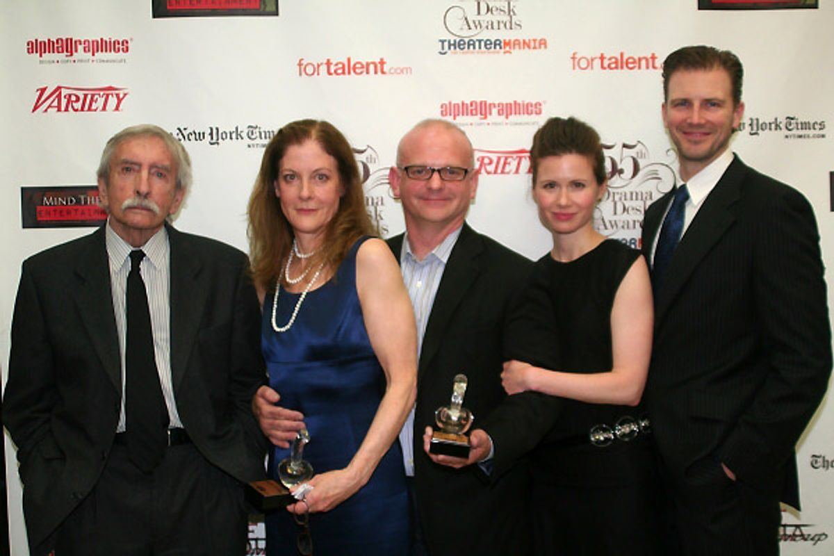 Edward Albee, Hallie Foote, Michael Wilson, Maggie Lacey and Bill Heck at 