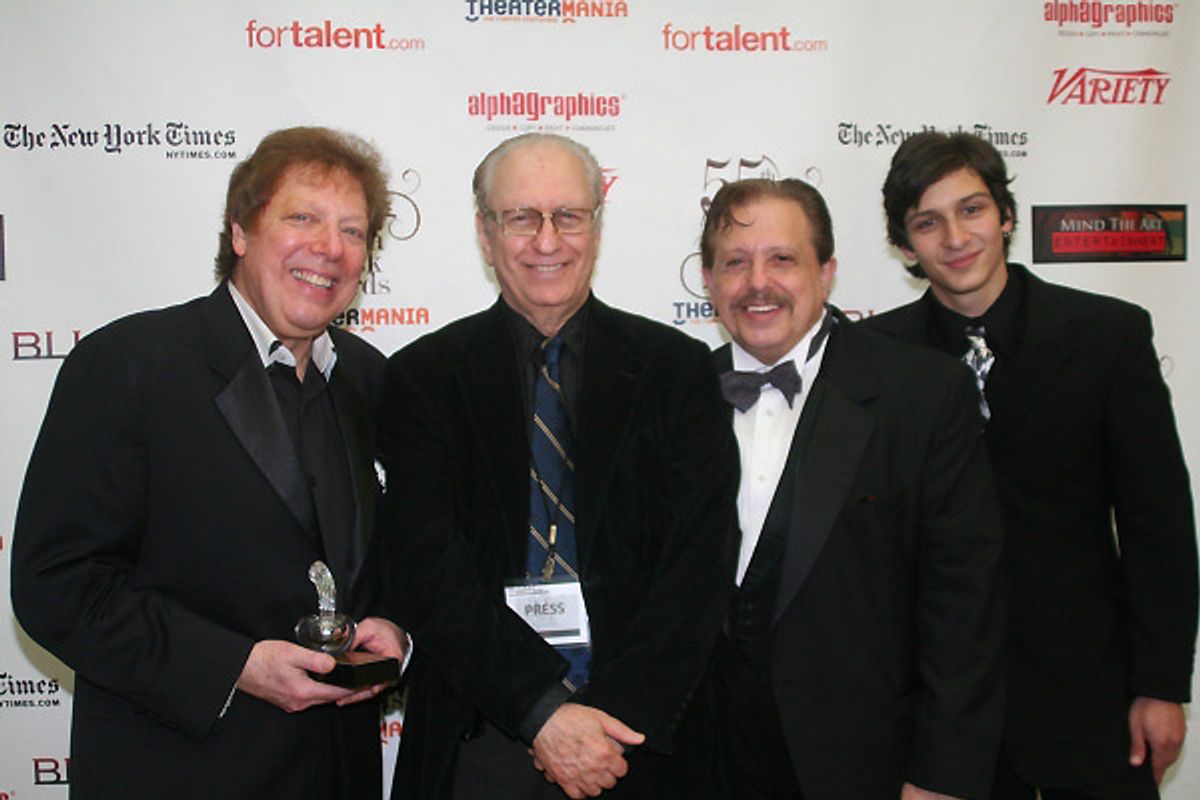 Robert R. Blume, Les Schecter, Ellis Nassour and Ross Blume at 