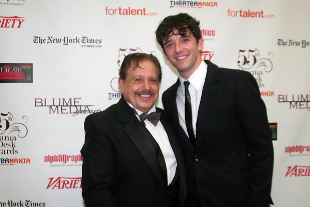 Ellis Nassour and Michael Urie at 