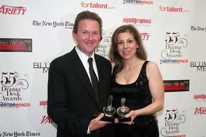 John Logan and Arielle Tepper Madover Photo