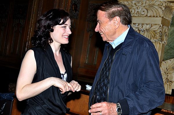 Laura Michelle Kelly and Richard M. Sherman Photo