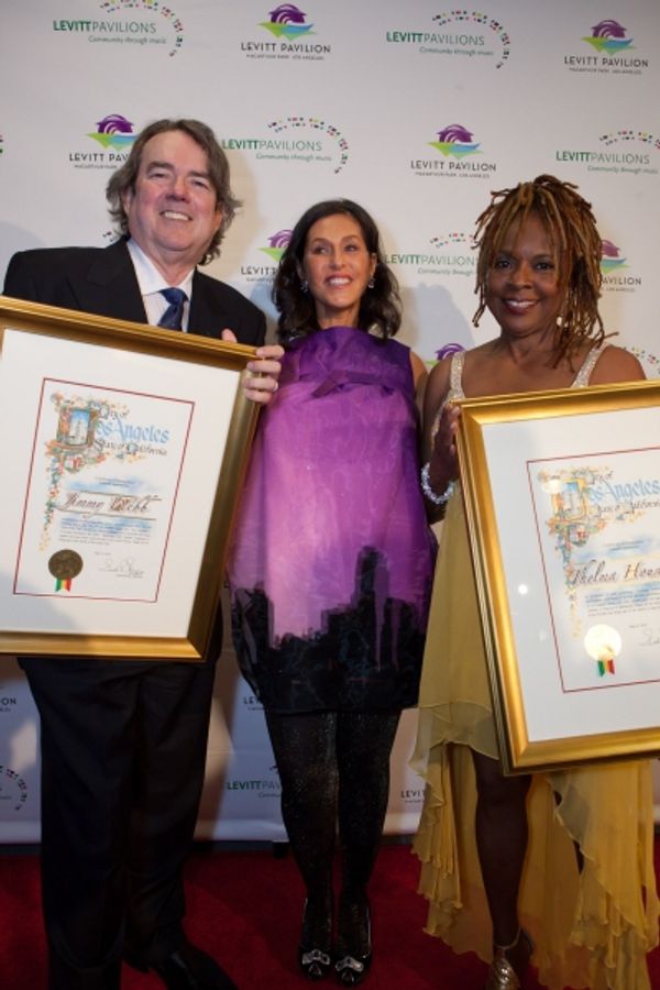 Jimmy Webb, Liz Levitt Hirsch and Thelma Houston Photo