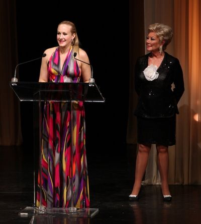 Katie Finneran and Mitzi Gaynor
 Photo
