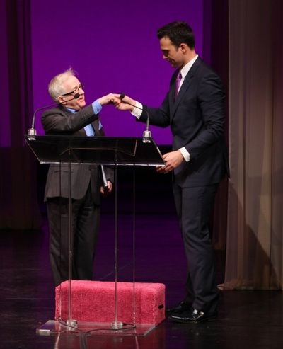 Leslie Jordan and Cheyenne Jackson
 Photo