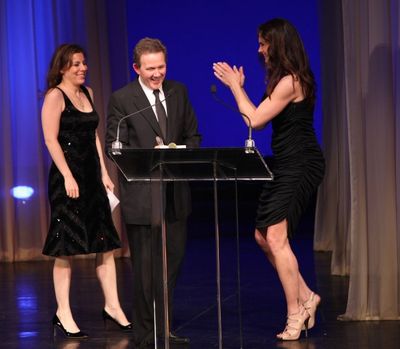 John Logan and Brooke Shields
 Photo