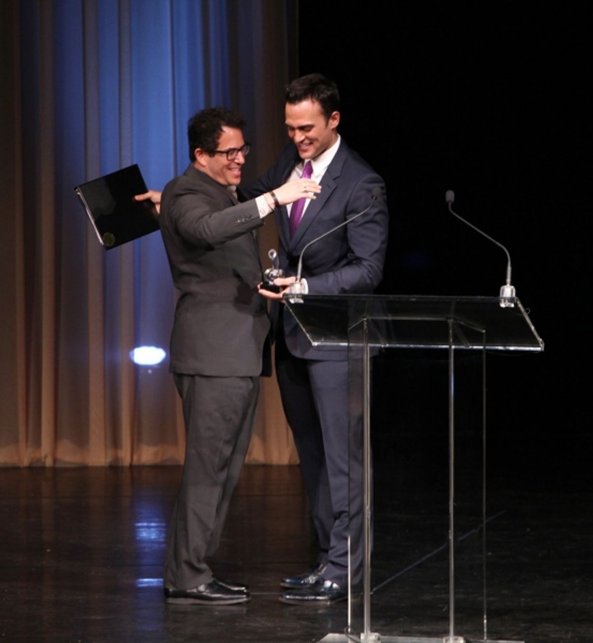 Michael Mayer and Cheyenne Jackson
 at 