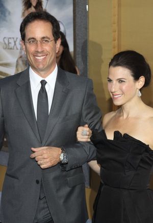Jerry Seinfeld and wife Jessica Photo