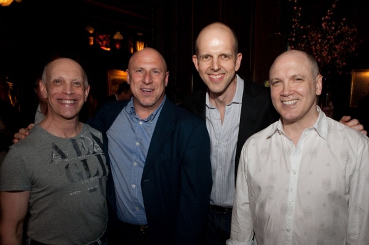 Andy Halliday, Peter Green, Jeff Blumenkrantz and Charles Busch at 