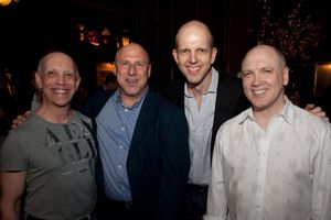 Andy Halliday, Peter Green, Jeff Blumenkrantz and Charles Busch Photo