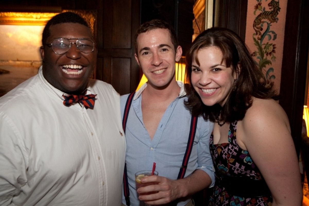 Larry Owens, Stephen Agosto and Lindsay Mendez at 