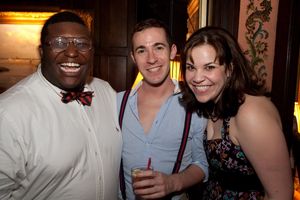 Larry Owens, Stephen Agosto and Lindsay Mendez Photo