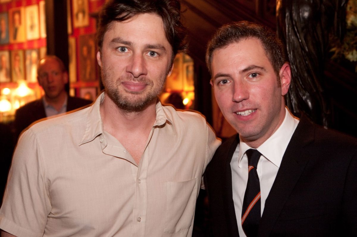 Zach Braff and Mickey Rapkin at 