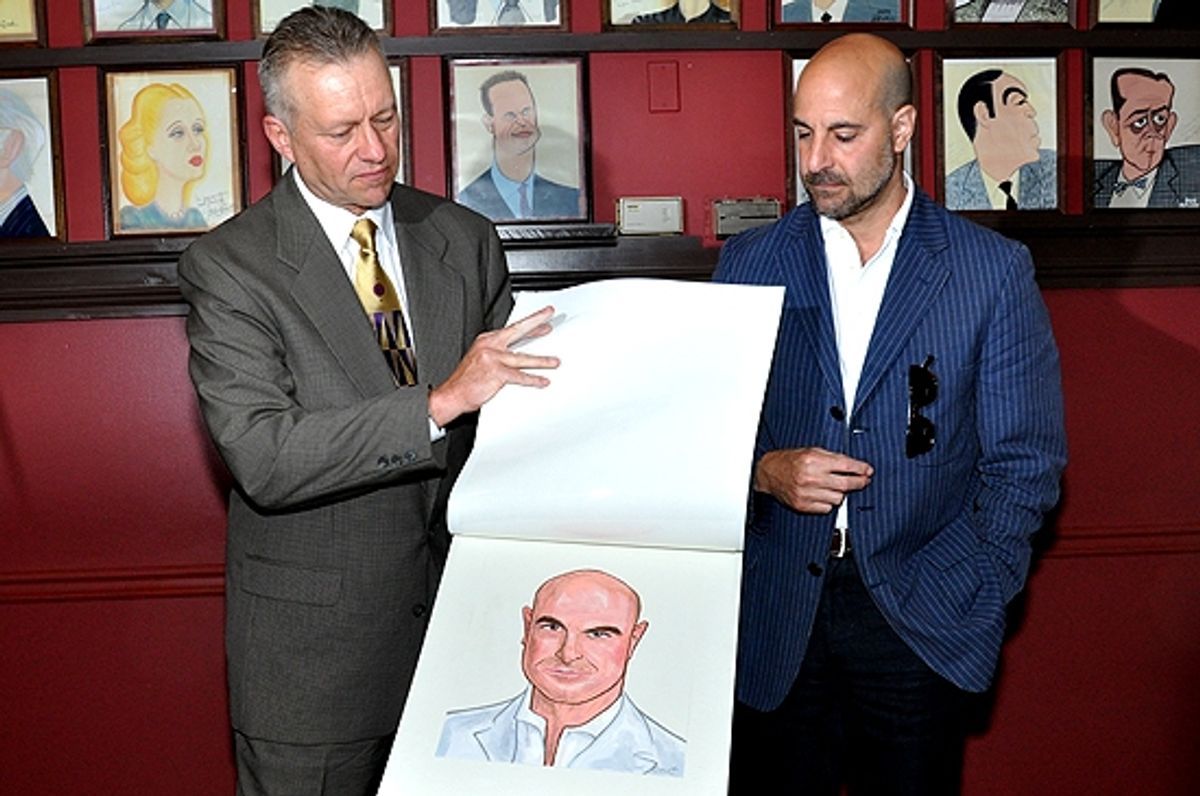 Max Klimavicius & Stanley Tucci at 