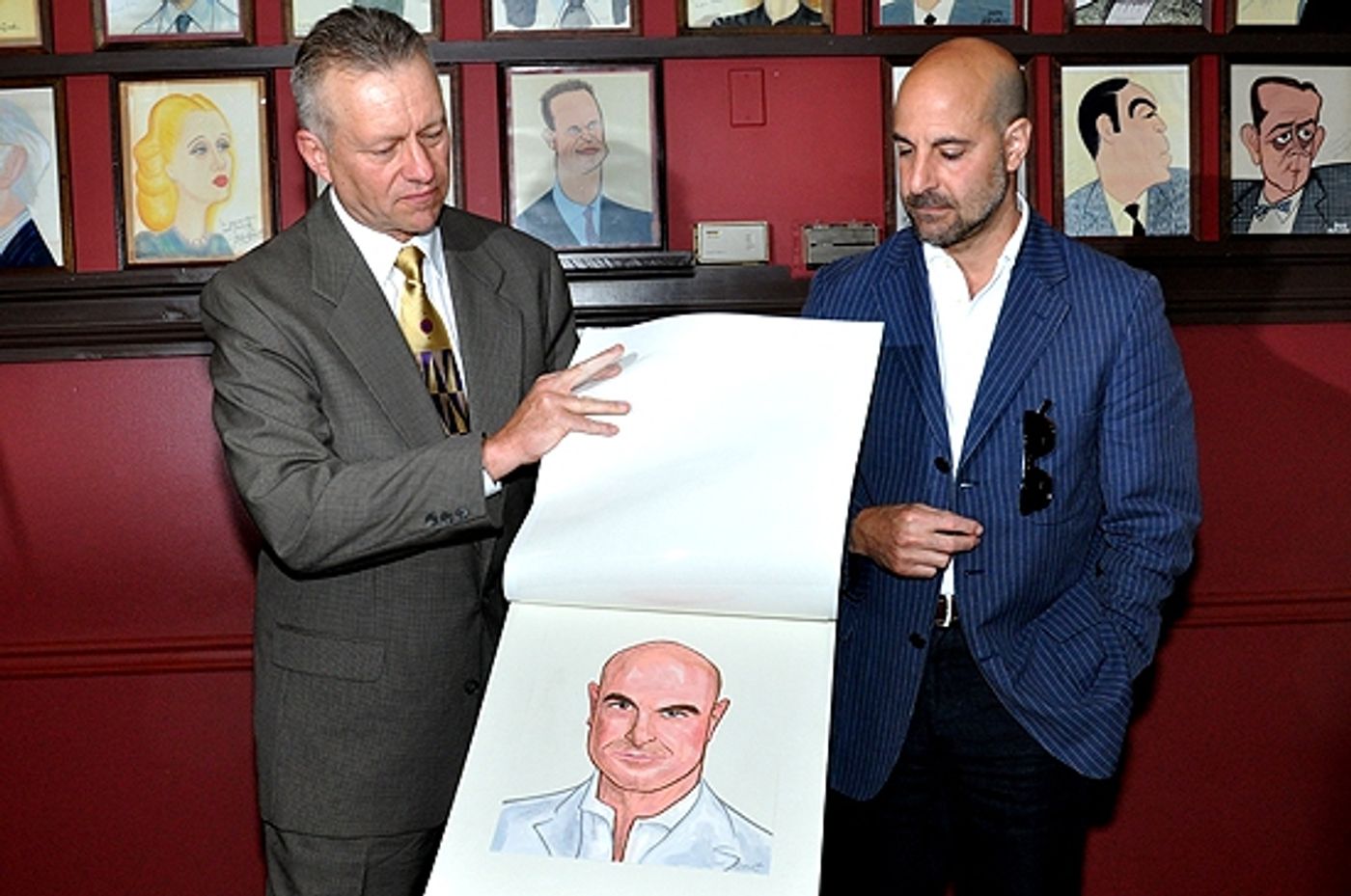 Photo Coverage: Sardi's Honors Stanley Tucci with Caricature  Image