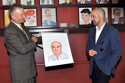 Max Klimavicius & Stanley Tucci Photo