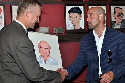 Max Klimavicius & Stanley Tucci Photo