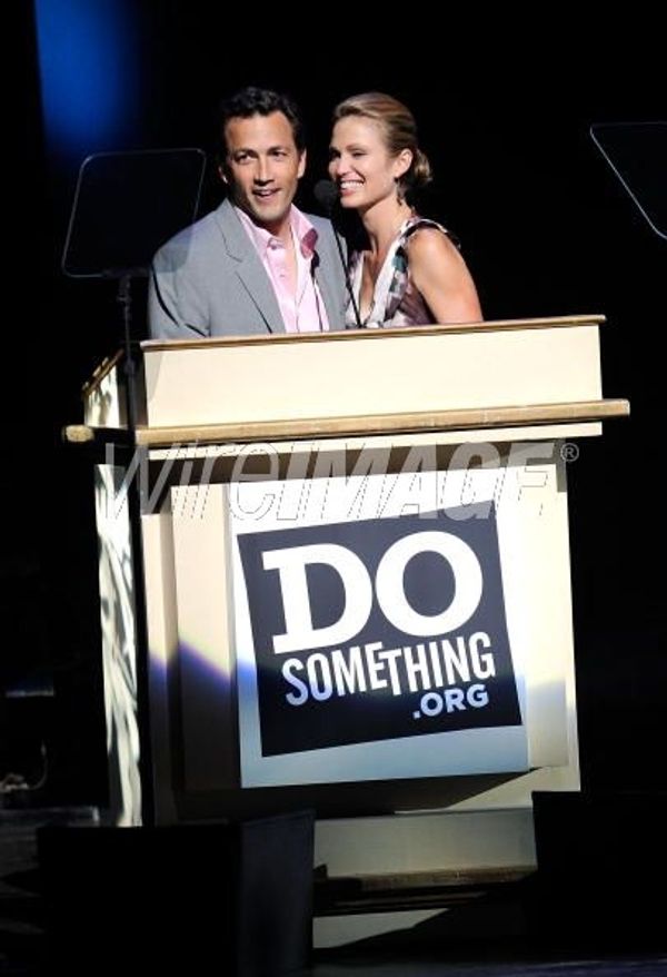 Andrew Shue and his wife, Amy Robach Photo