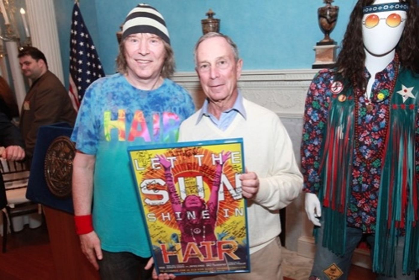 Photo Flash: Bloomberg Honors HAIR at Gracie Mansion  Image