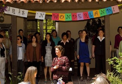 Dr. Iris Levine introduces the ladies of Vox Femina Los Angeles Photo