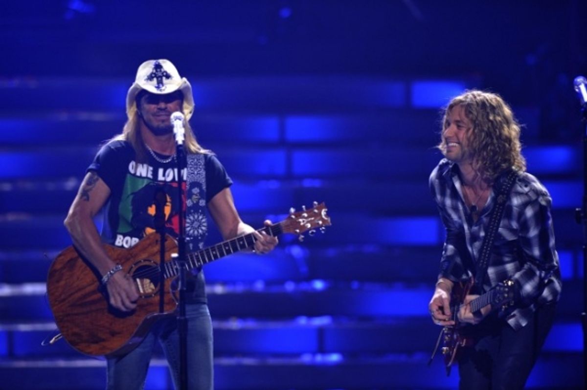 Brett Michaels and Finalist Casey James at 