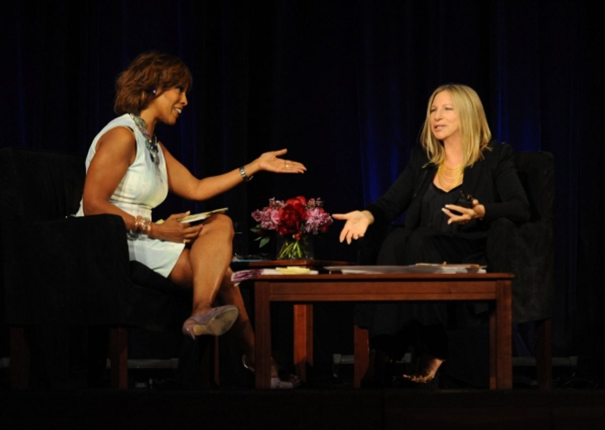 Gayle King and Barbra Streisand at 