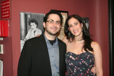 BroadwayWorld.com Editor-in-Chief Robert Diamond with Jennifer Hallie Rosen (Diamond) Photo