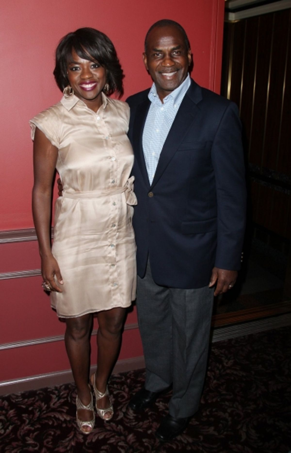 Viola Davis and Husband at 