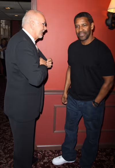 Frank Langella and Denzel Washington Photo