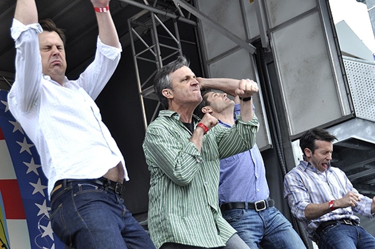 Brooks Ashmanskas, Ken Land, Sean Martin Hingston & Matthew Loehr at 