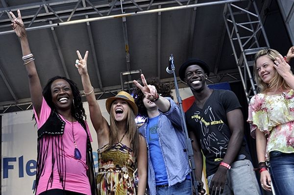 Jeannette Bayardelle, Vanessa Ray, Larkin Bogan, Terrance Thomas & Kate Rockwell Photo