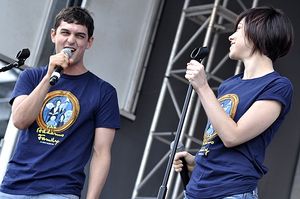 Wesley Taylor & Krysta Rodriguez @ BroadwayWorld Wesley Taylor & Krysta Rodriguez Photo