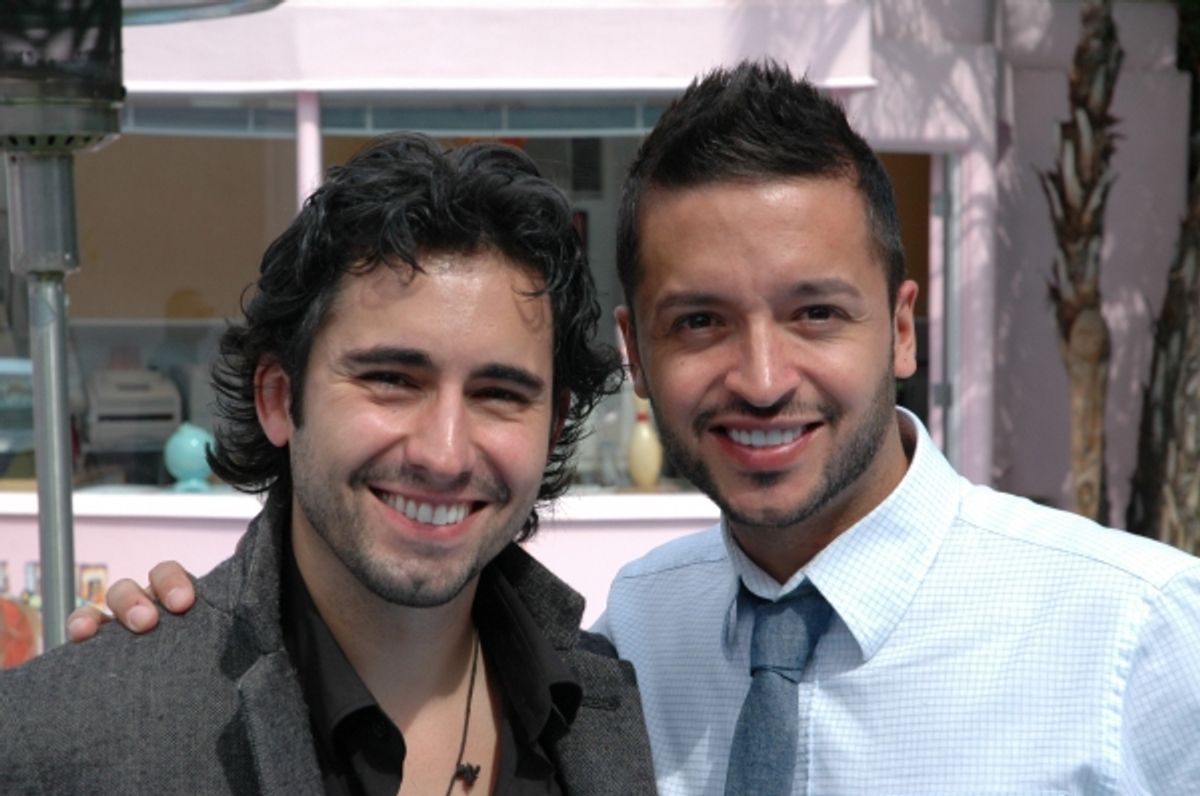 John Lloyd Young and Jai Rodriguez at 