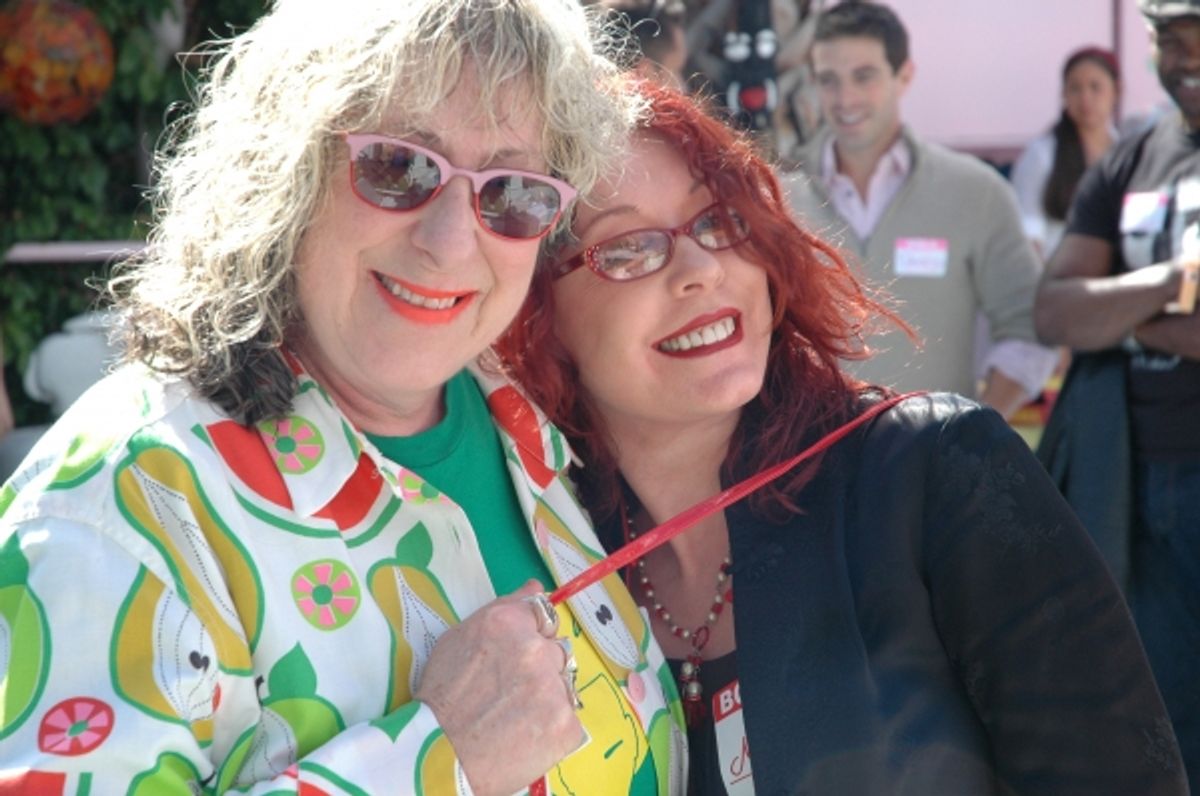 Allee Willis and Pamela Des Barres at 