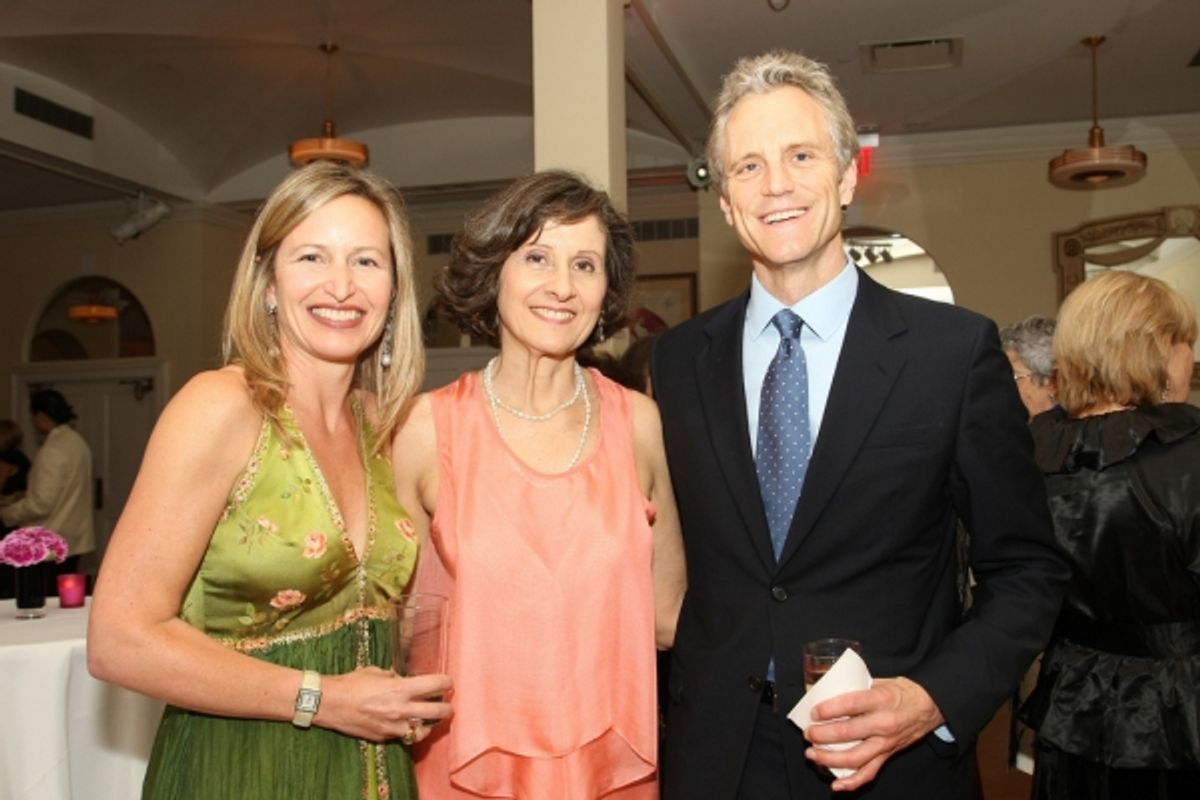 Honors underwriter Bethany Millard, with Kaufman Center's Executive Director Lydia Kontos and Honoree John Sykes at 