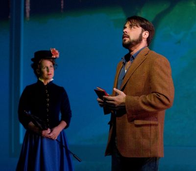 Kristine Fraelich as Dot and Jeffrey Coon as George  Photo