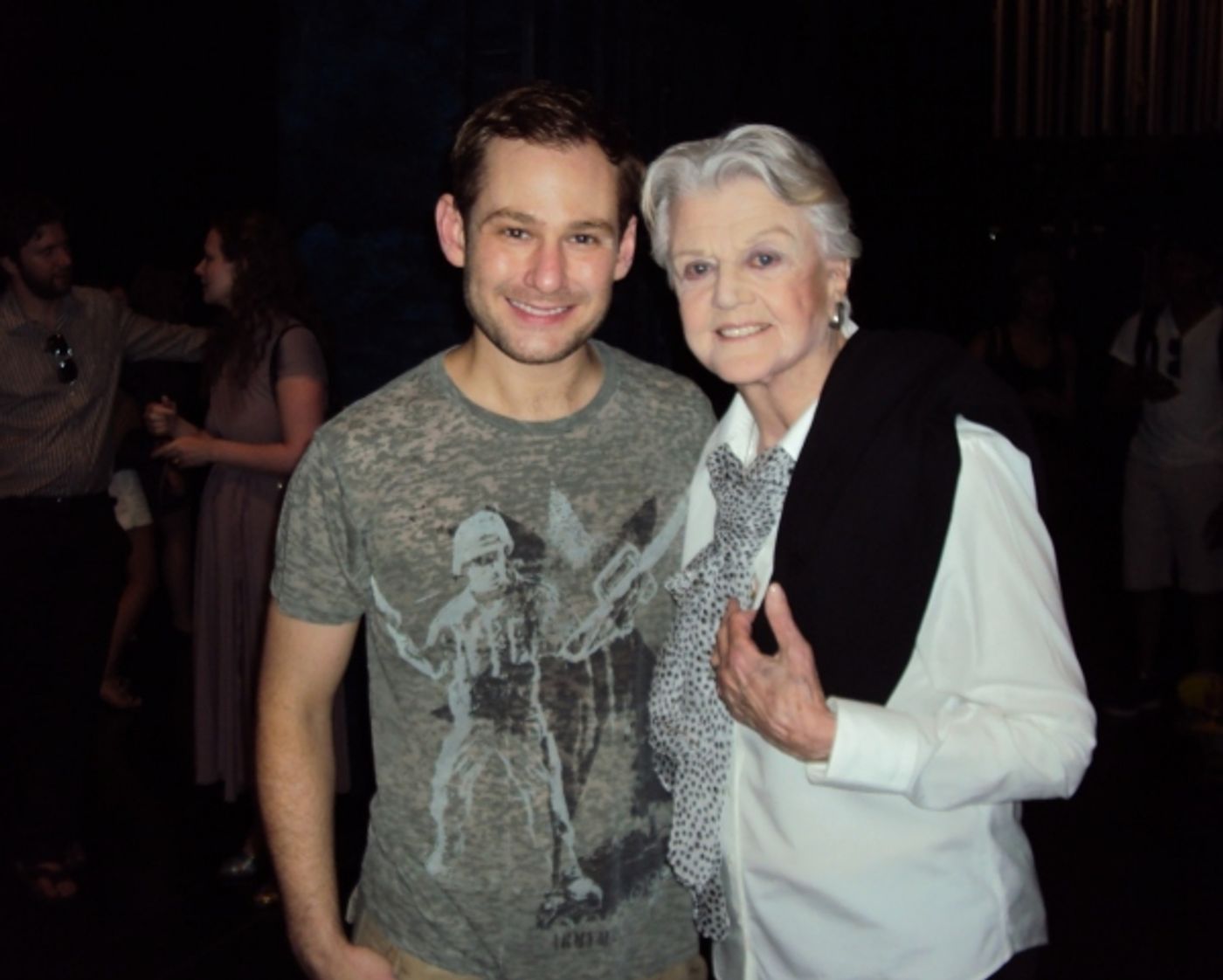 Photo Flash: Angela Lansbury Visits MEMPHIS!  Image