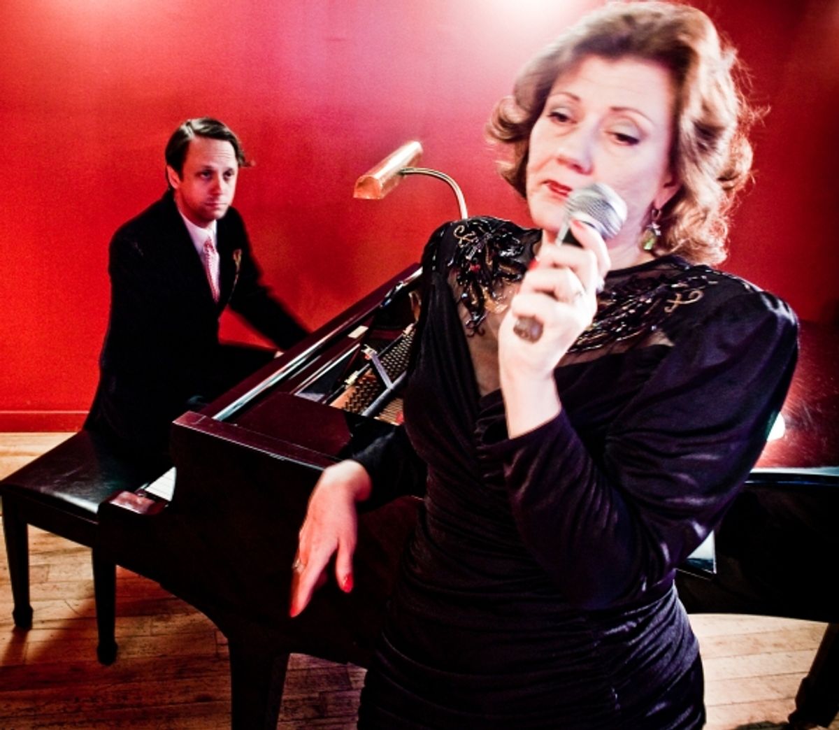  Mike Iveson (Composer) and Lynne McCollough (Linda) at 