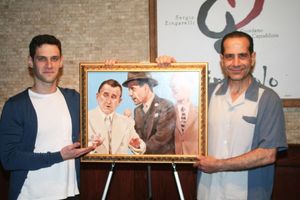 Justin Bartha and Tony Shalhoub @ BroadwayWorld Justin Bartha and Tony Shalhoub Photo
