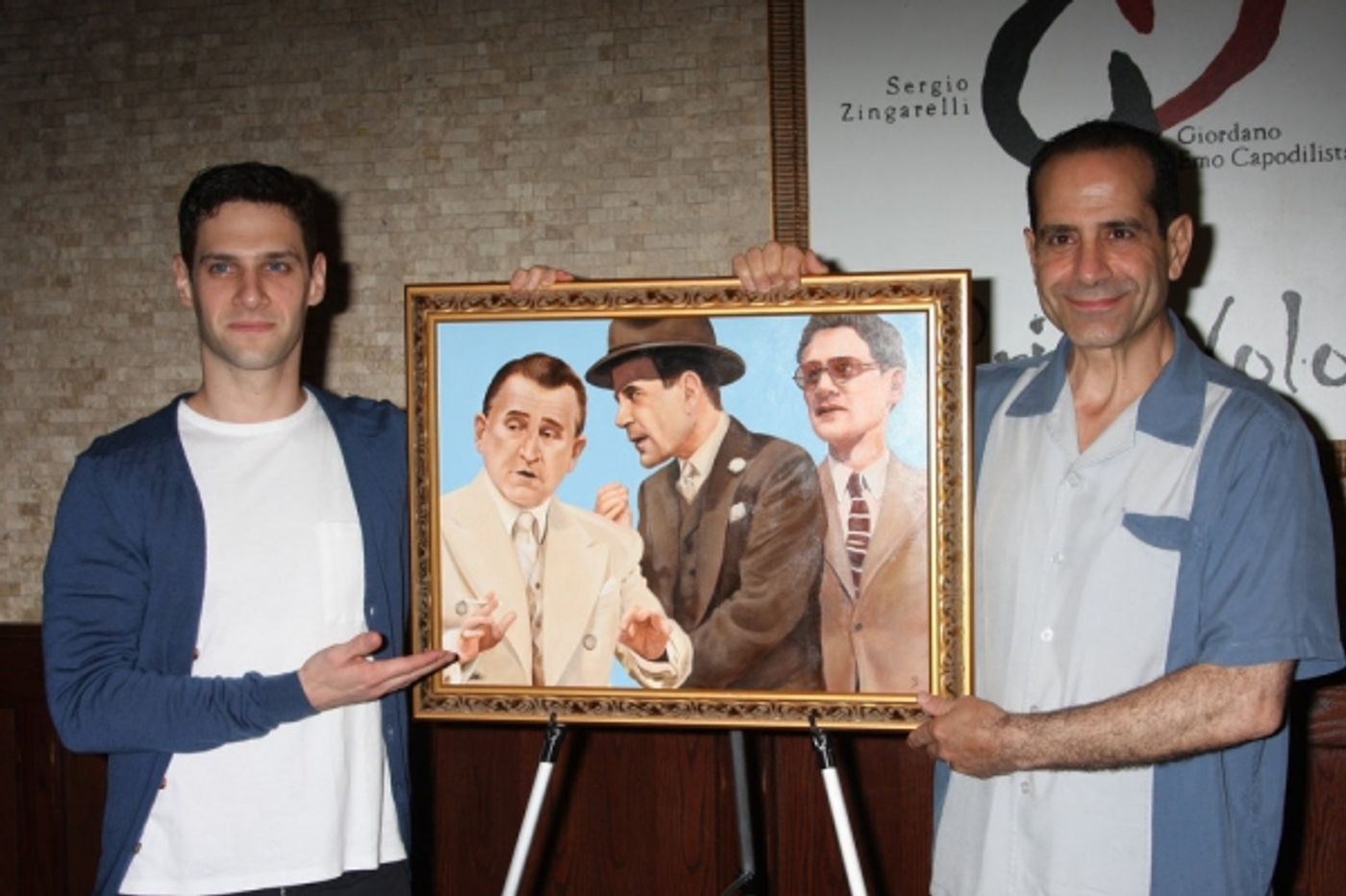 Photo Coverage: Tony's di Napoli Honors LEND ME A TENOR on Portait Wall of Fame  Image