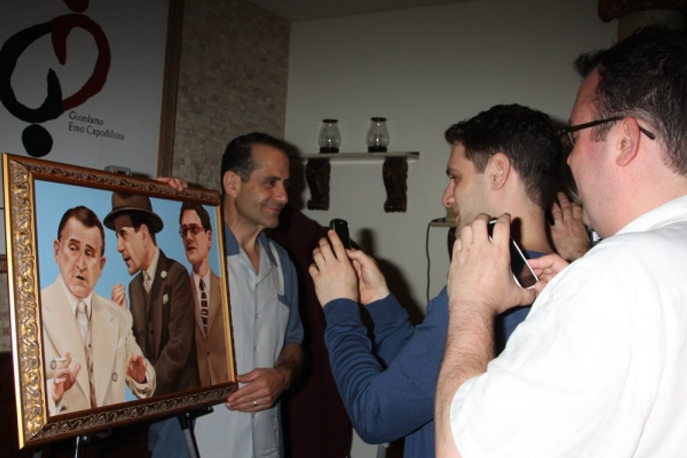Photo Coverage: Tony's di Napoli Honors LEND ME A TENOR on Portait Wall of Fame  Image