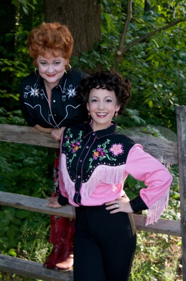 Charis Leos as Louise Seger, Jenny Lee Stern as Patsy Cline Photo