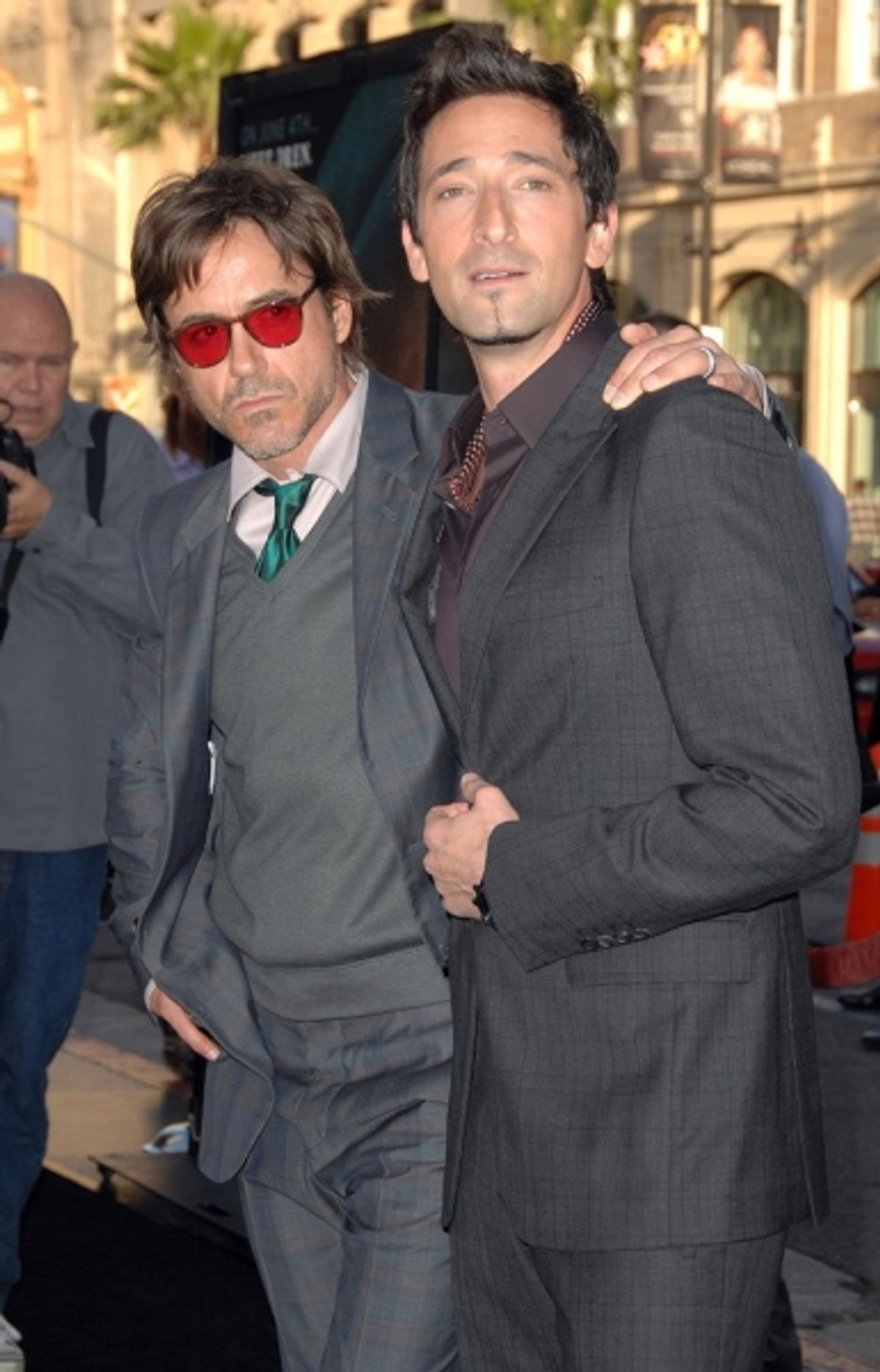 Robert Downey Jr. and Adrien Brody at 