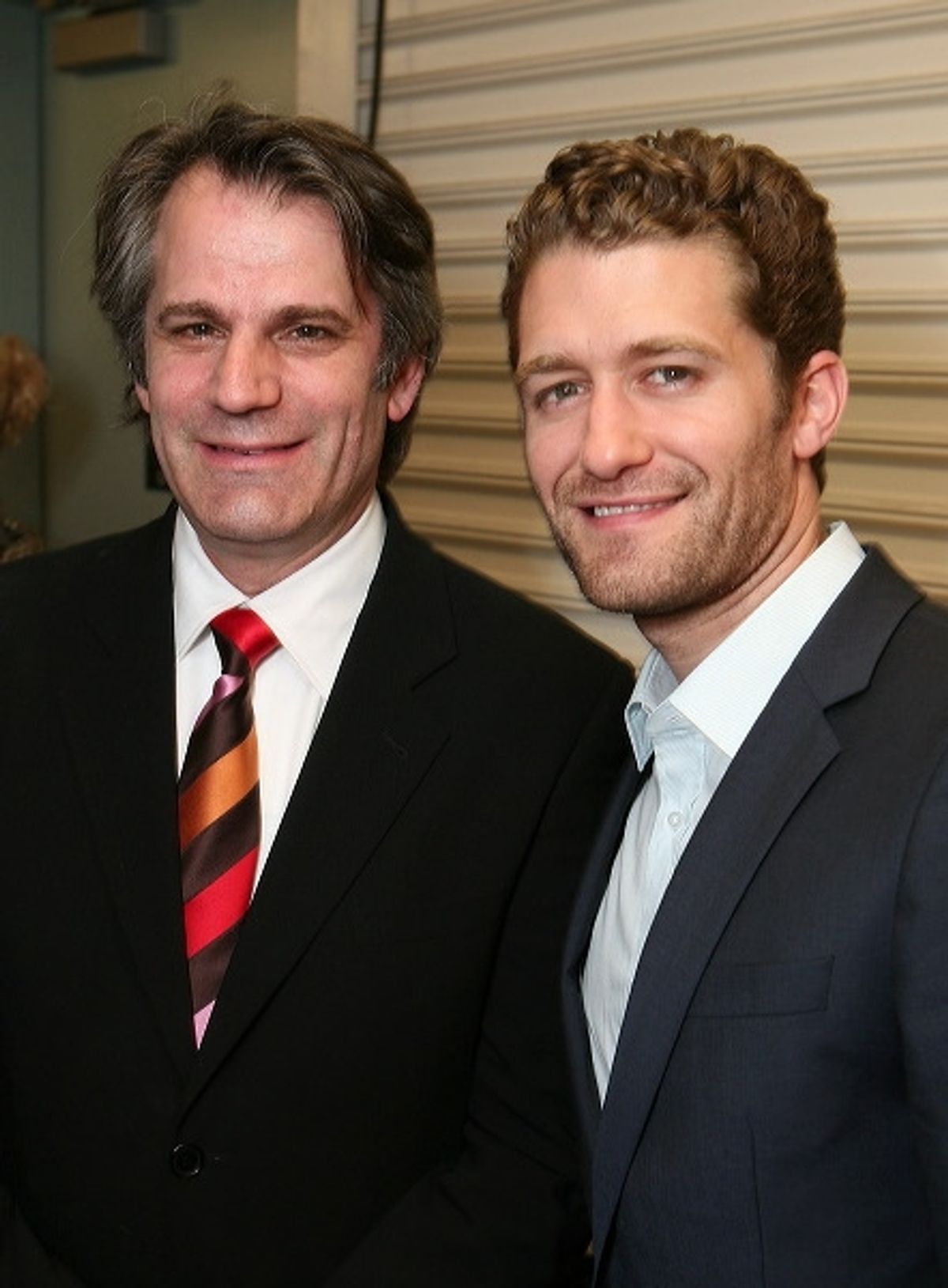 Bart Sher (L) and Matthew Morrison at 