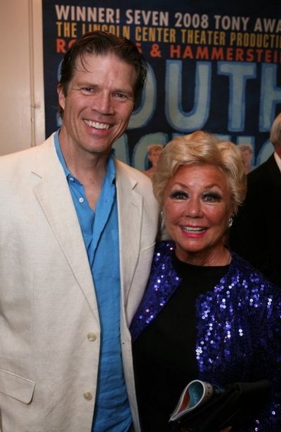 Rod Gilfry (L) and actress Mitzi Gaynor  Photo