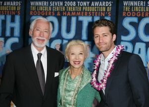 John Kerr, France Nuyen (Lt. Cable and Liat in the film) pose with Matthew Morrison Photo