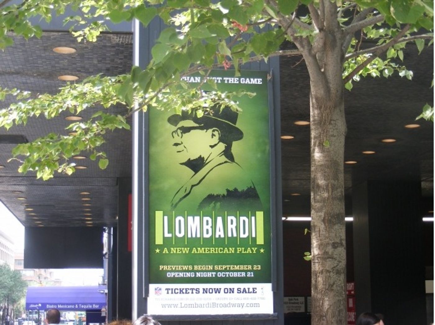 Photo Coverage: LOMBARDI Debuts Window Display at Circle in the Square Theatre on Broadway Photo Coverage: LOMBARDI Debuts Window Display at Circle in the Square Theatre on Broadway Image