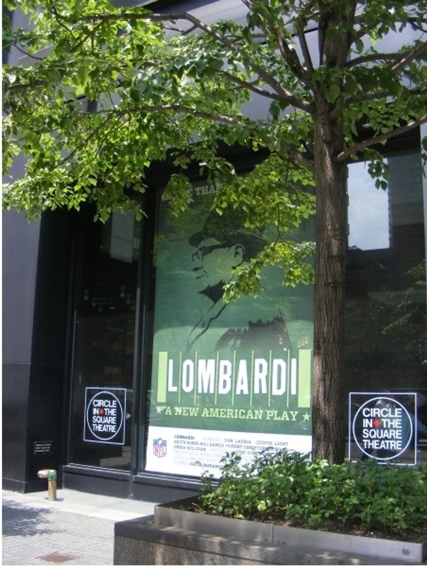Photo Coverage: LOMBARDI Debuts Window Display at Circle in the Square Theatre on Broadway Photo Coverage: LOMBARDI Debuts Window Display at Circle in the Square Theatre on Broadway Image