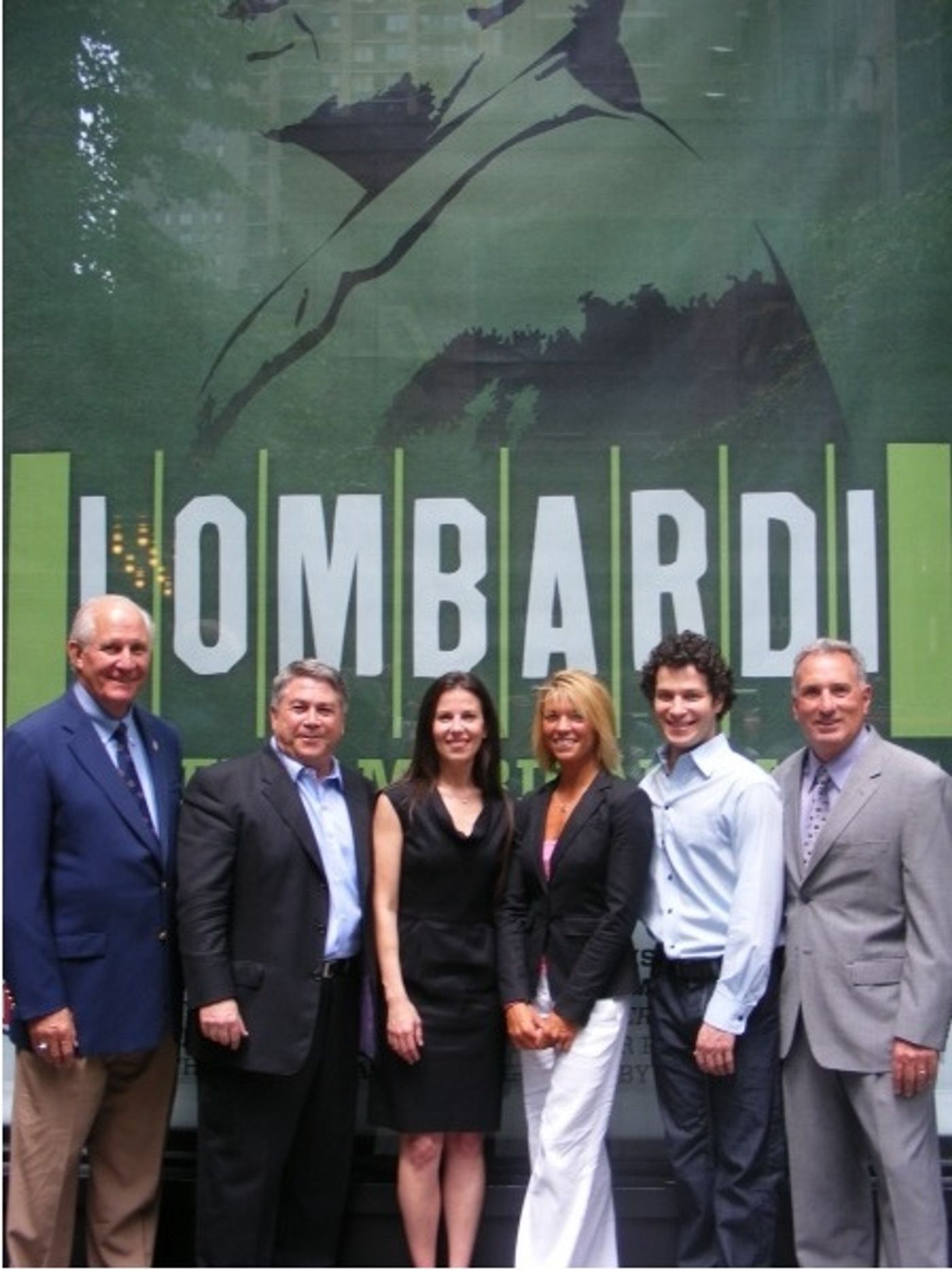Photo Coverage: LOMBARDI Debuts Window Display at Circle in the Square Theatre on Broadway Photo Coverage: LOMBARDI Debuts Window Display at Circle in the Square Theatre on Broadway Image